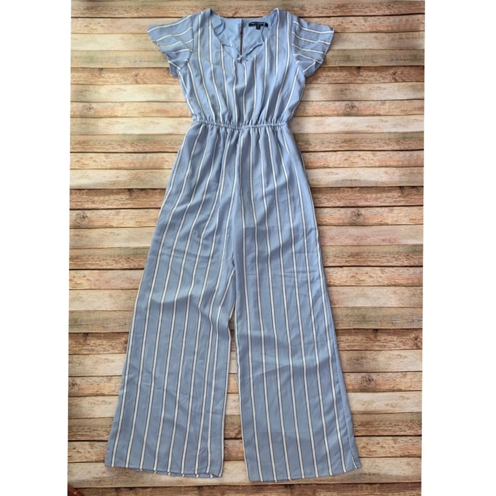 Striped jumpsuit